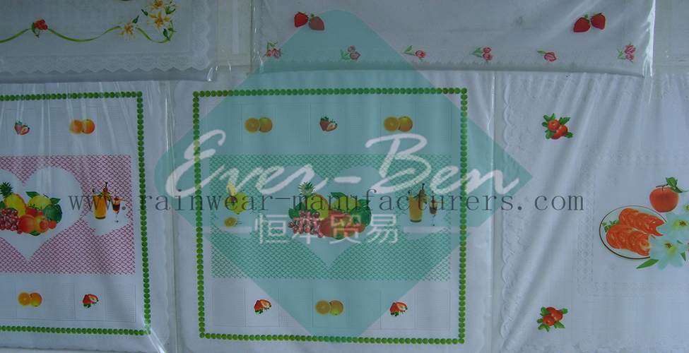 PR009 China Vinyl Table Covers Manufactory